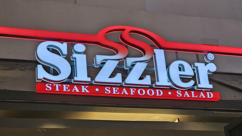 Sizzler sign