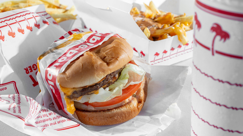 In-N-Out Double-Double burger with fries