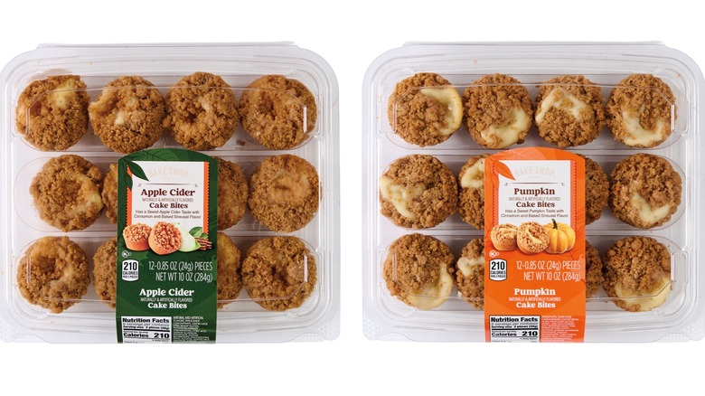 Bake Shop Coffee Cake Bites in a transparent clamshell packaging