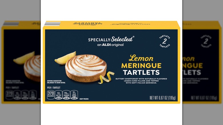 A box of Lemon Meringue Tartlets