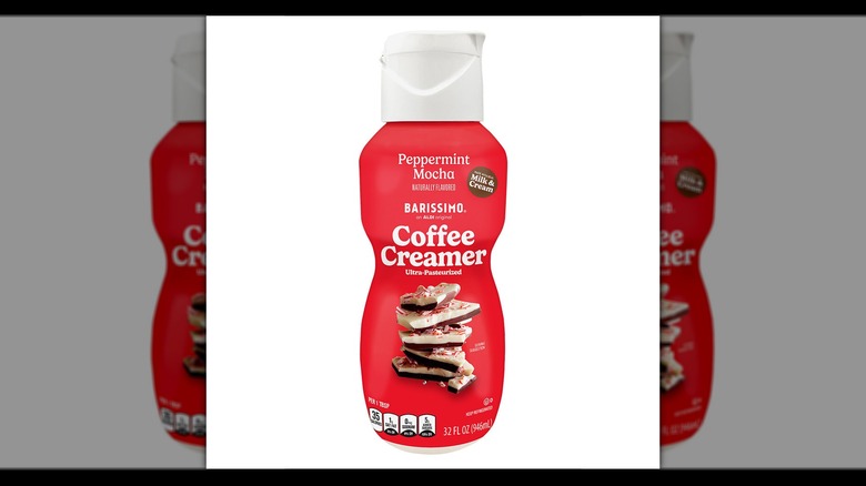 Barissimo peppermint mocha coffee creamer