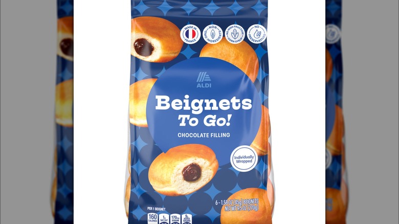 A bag of Aldi Beignets To Go