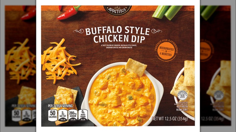 A box of Appetito's Buffalo Style Chicken Dip
