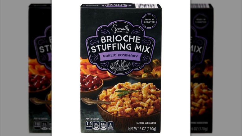 A box of Specially Selected Brioche Stuffing
