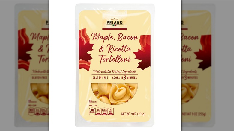 A package of Maple, Bacon, Ricotta Tortelloni