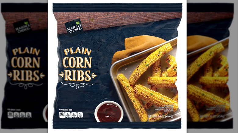 A bag of Season's Choice Plain Corn Ribs