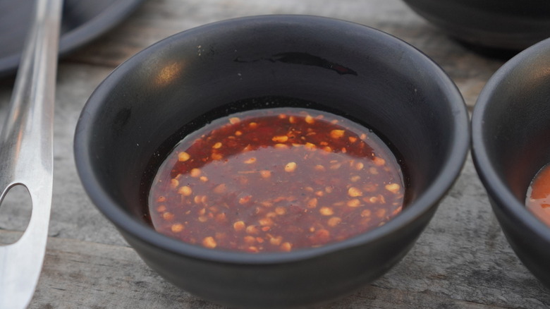 Chili paste and fish dipping sauce