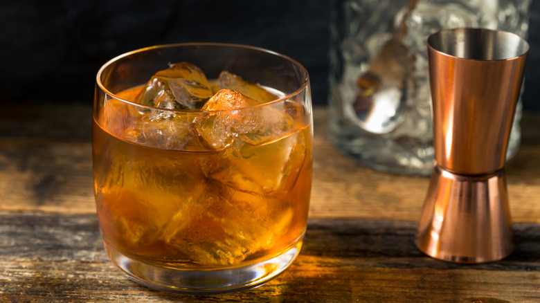 close up of French Connection cocktail
