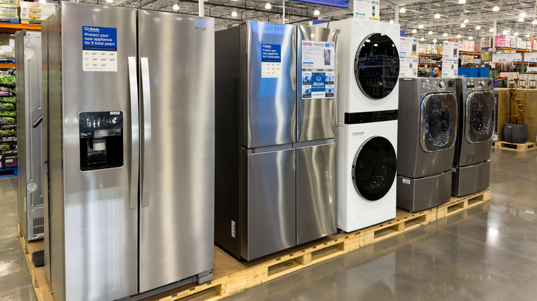 appliances for sale at Costco