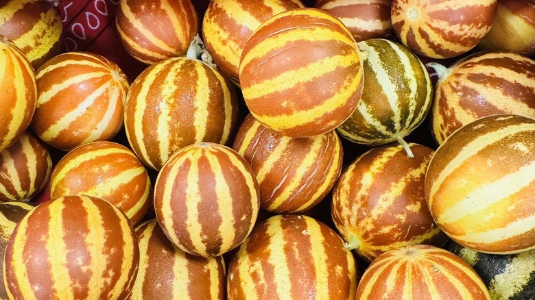 Melons for sale at the Uptown Farmers Market in Phoenix