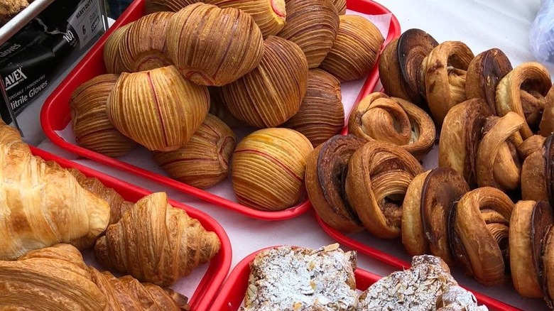 Baked goods for sale at Black Mountain Tailgate Market