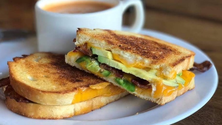Grilled Cheese with avocado and bacon