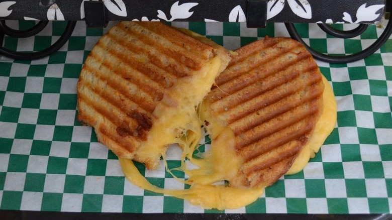 Classic grilled cheese sandwich