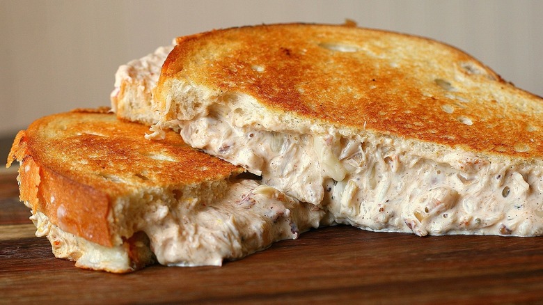 The Crabby Melt grilled cheese