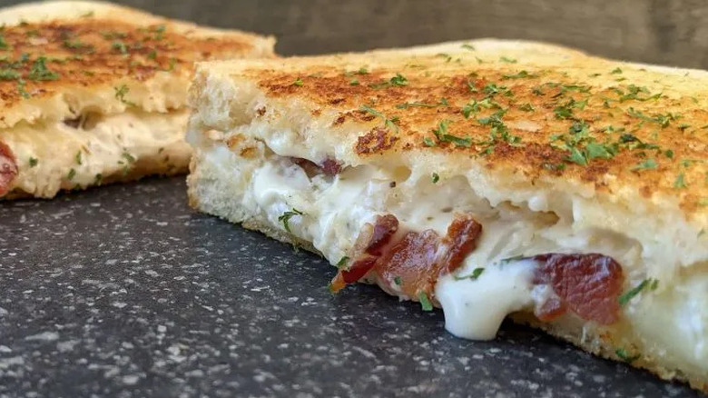 Chicken Bacon Ranch Grilled Cheese