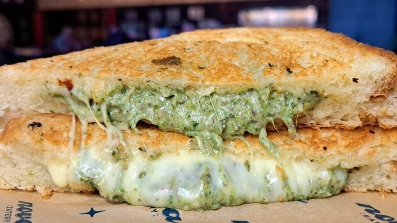 Creamy Spinach Mushroom Artichoke Dip and Mozzarella Cheese