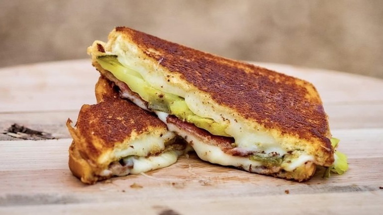 The Art of the Dill grilled cheese sandwich