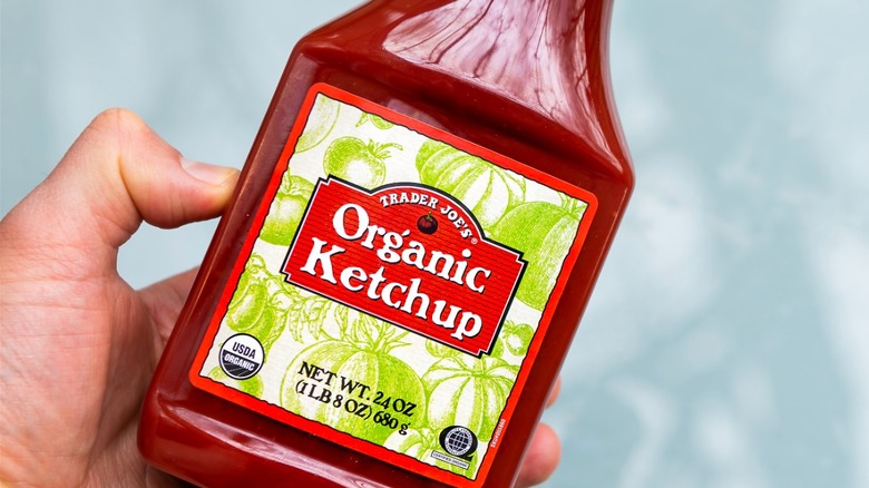 Bottle of Trader Joe's ketchup