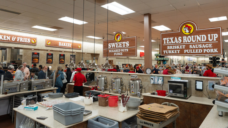 The food counter at a Buc-ee's store in Springfield, Missouri