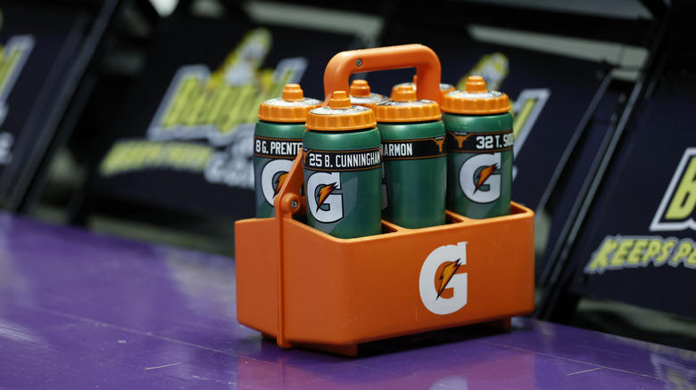 Gatorade-branded beverage bottles