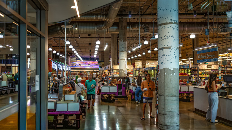 Inside a Whole Foods store
