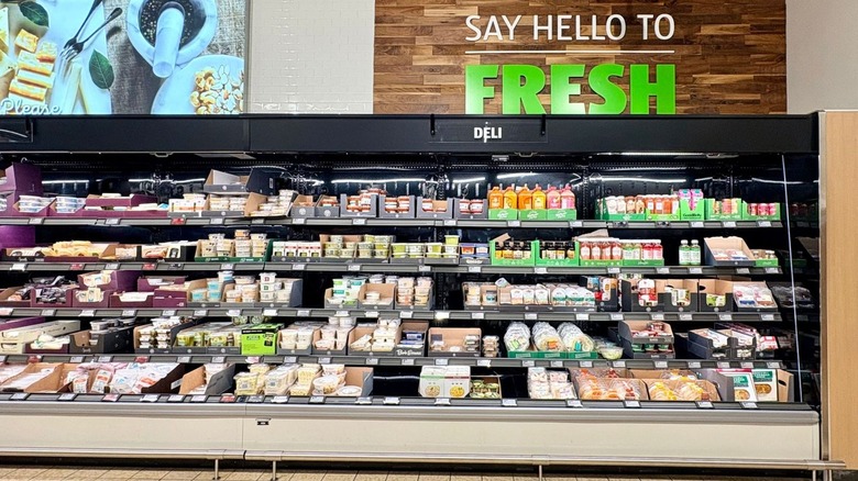 Aldi deli section.