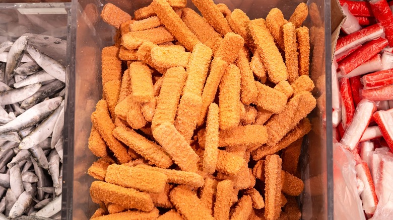 Frozen fish sticks