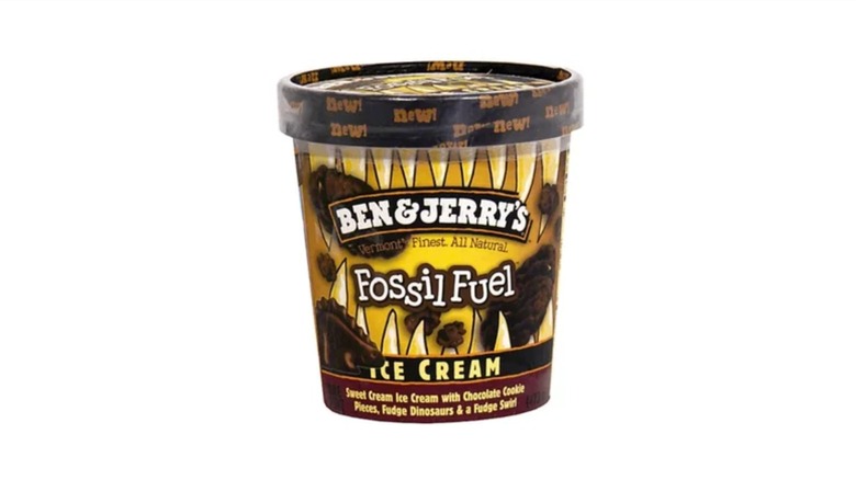 A pint of Fossil Fuel Ben & Jerry's