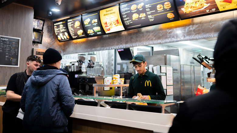 Interior of a McDonald's