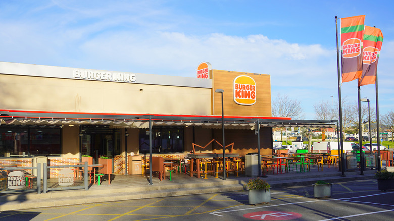 General view of a Burger King restaurant
