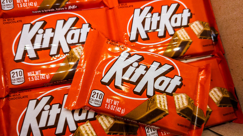 A pile of American Kit Kat bars