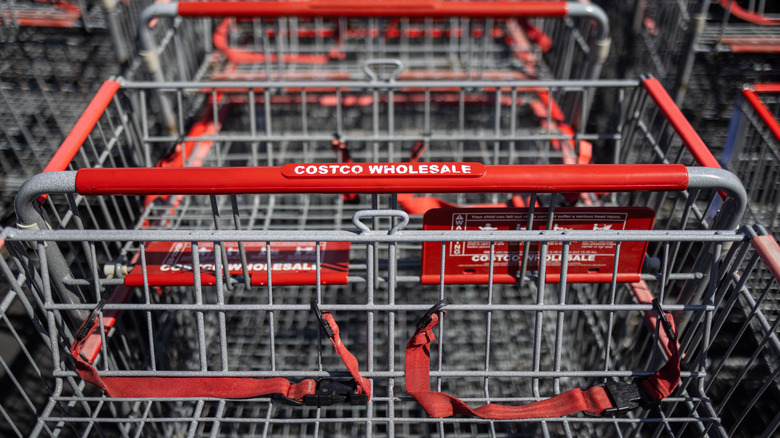 Nested Costco shopping carts