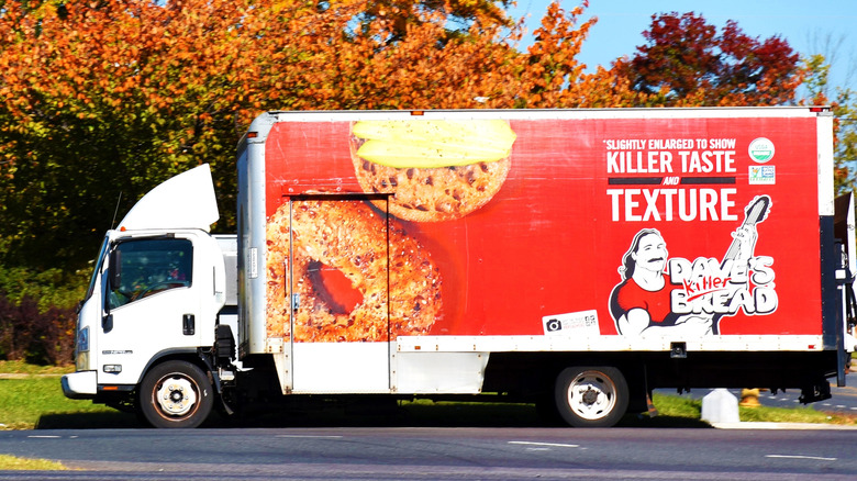 Dave's Killer Bread truck with logo