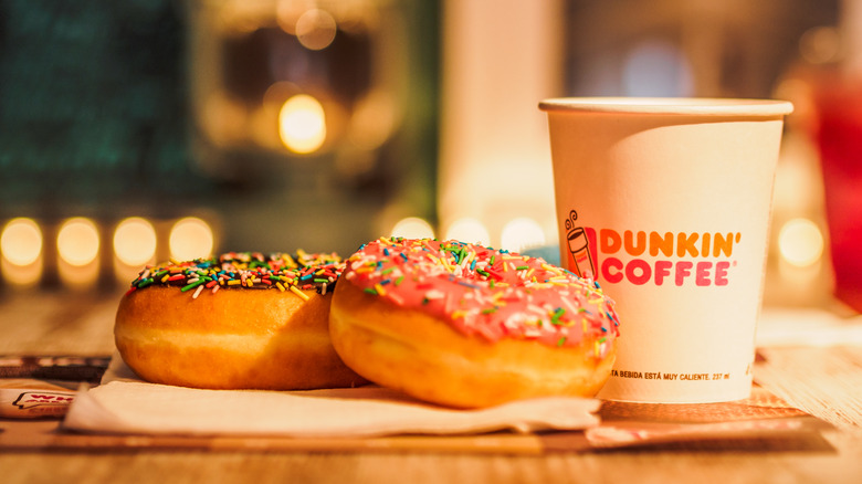 Dunkin' food trailer 