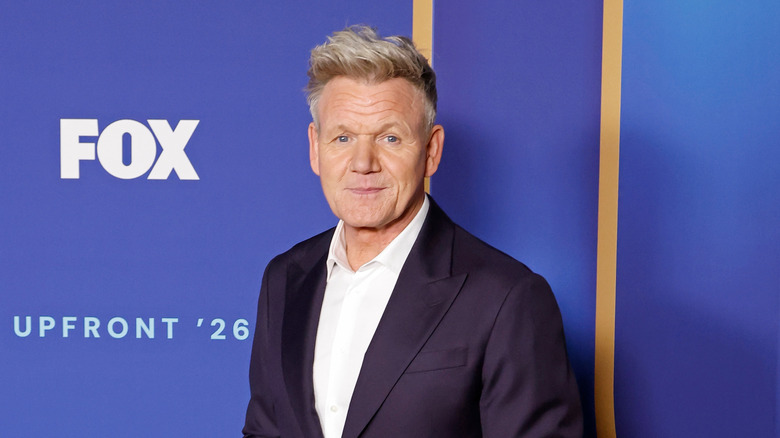 Gordon Ramsay in suit at an event
