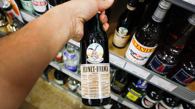 A close up of Fernet-Branca
