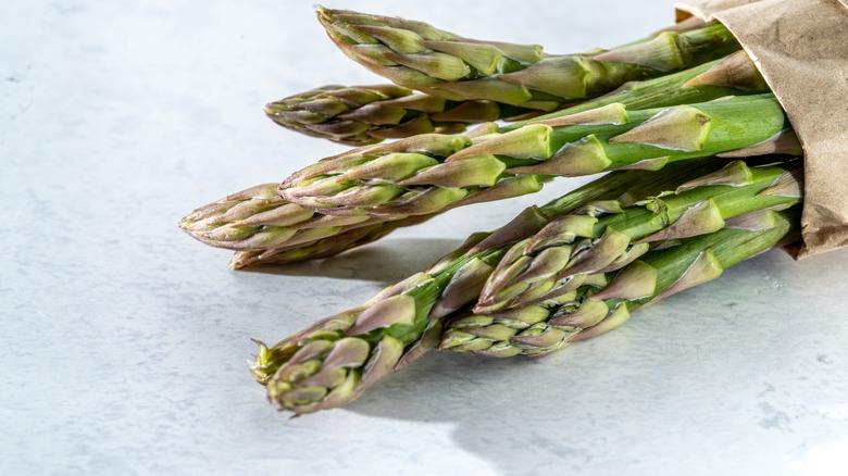 close up of aspargus