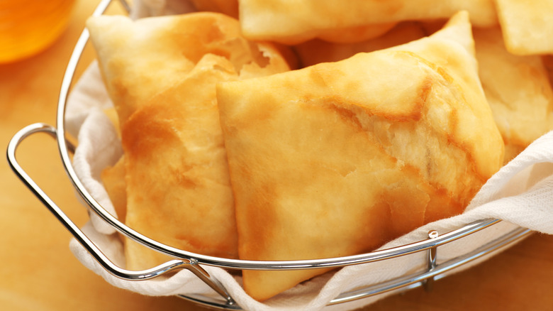 freshly made sopapillas