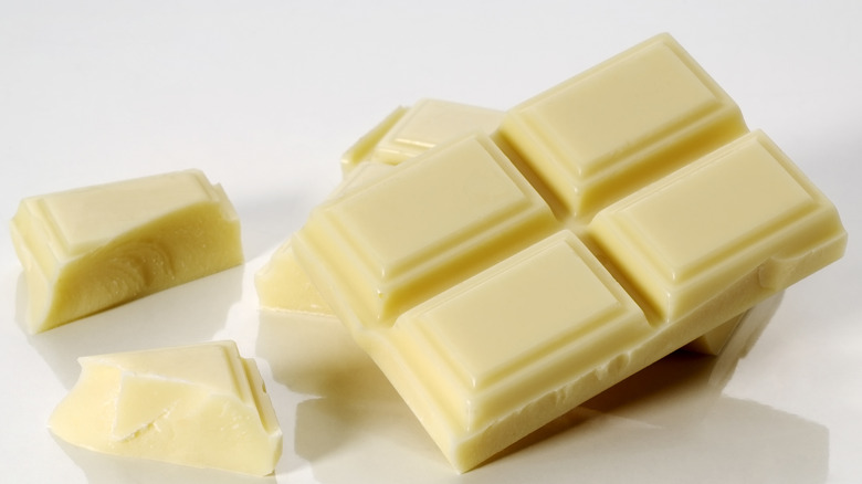white chocolate bar