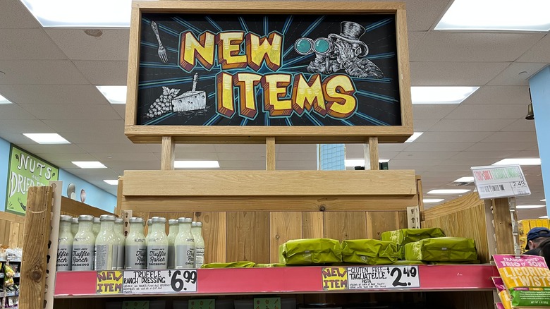 Trader Joe's New Items section
