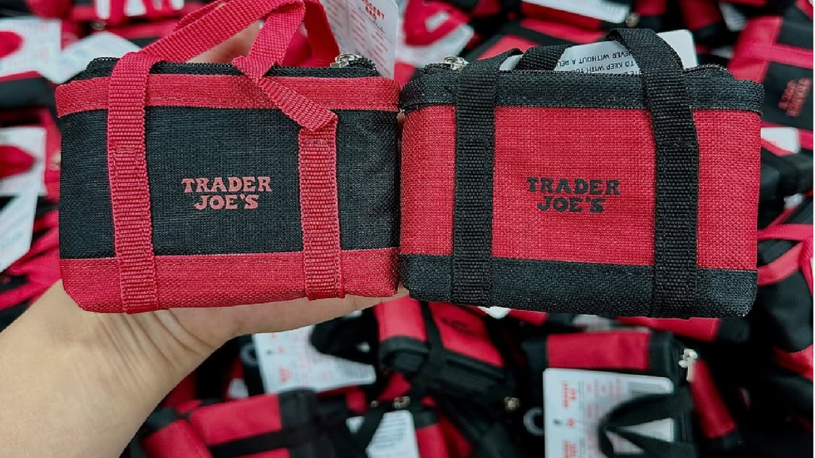 Why Trader Joe's $2.99 Micro Tote Bag Is Being Resold At High Prices