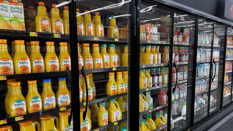 Walmart OJ aisle