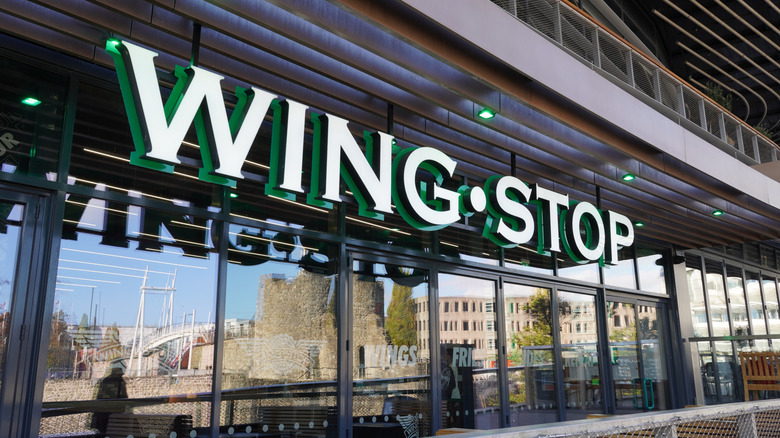 Exterior of a Wingstop restaurant