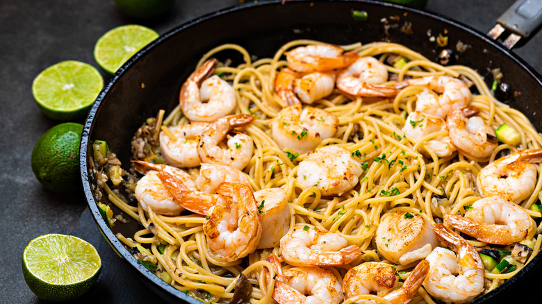 scallops pasta