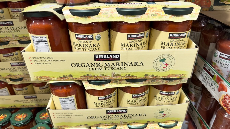 Kirkland Signature Organic Marinara from Tuscany in boxes