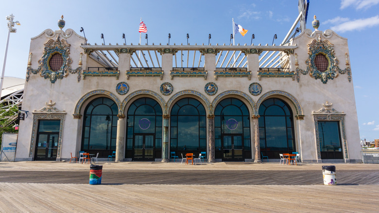 Exterior of the former Childs' restaurant in Coney Island