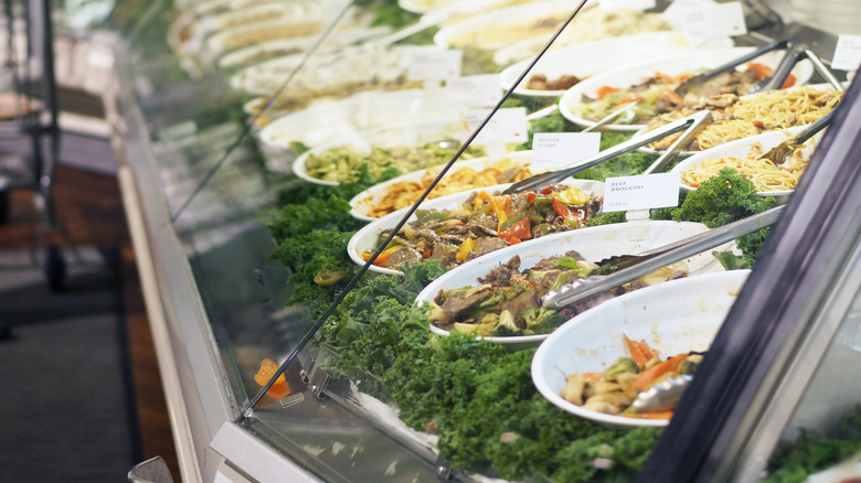 Prepared food at grocery store