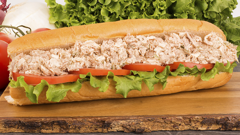 Tuna salad sub