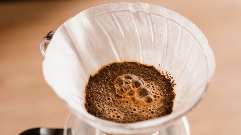 Pour over coffee filter