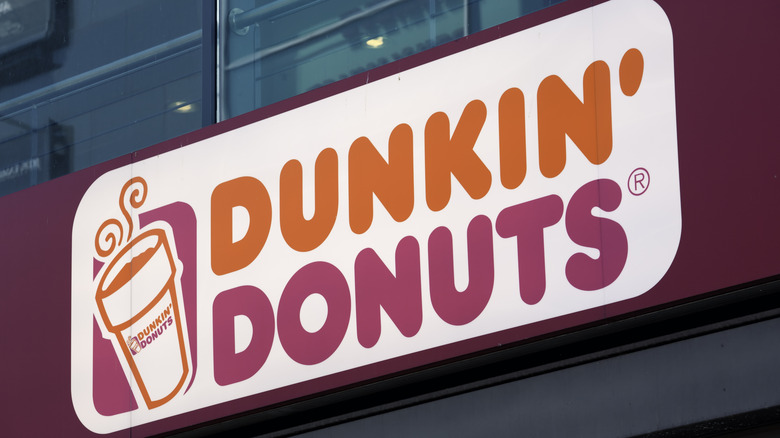 Dunkin Coffee sign